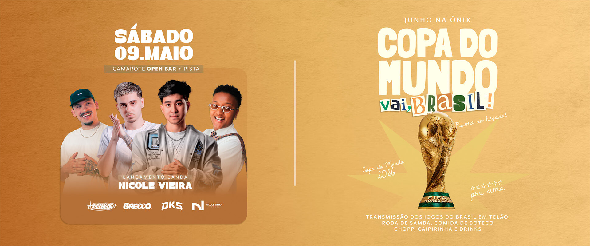 Festas DJ's + Copa